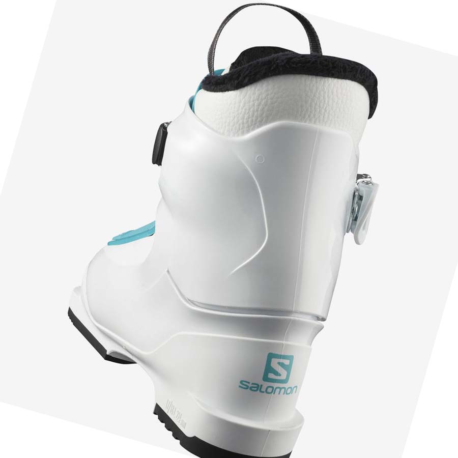 Salomon T1 GIRLY Síbakancs Gyerek Fehér Kék | HU 3610ZUT